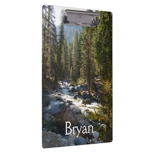 De Kaweah-rivier in het natuurpark Sequoia Klembord (Rechts)