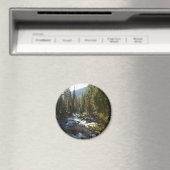 De Kaweah-rivier in het natuurpark Sequoia Magneet (Insitu (Vaatwasser))