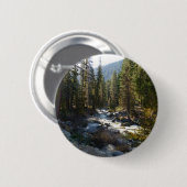 De Kaweah-rivier in het natuurpark Sequoia Ronde Button 5,7 Cm (Voorkant /achterkant)