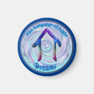 De keel Chakra - Symbool Dromen Magneet