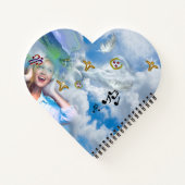 De keel Chakra - Symbool Dromen Notitieboek (Achterkant)