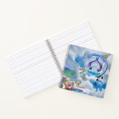 De keel Chakra - Symbool van het ademleven Notitieboek (Binnen)