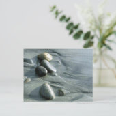 De keel op de strand briefkaart (Staand voorkant)