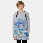 De keelchakra - Symbool Overvloed Schort (Gedragen)