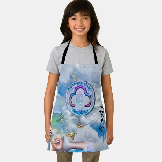 De keelchakra - Symbool Overvloed Schort (Insitu)