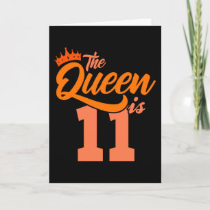 DE KEEN IS 11-jarige elfde verjaardag dochter Kaart