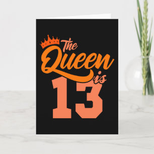 DE KEEN IS 13-jarige 13e verjaardag dochter Kaart