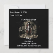 De "Keep Vampire Halloween"-uitnodiging 1 Kaart (Achterkant)