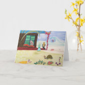 De Keet van het surf Kaart (Gele Bloem)