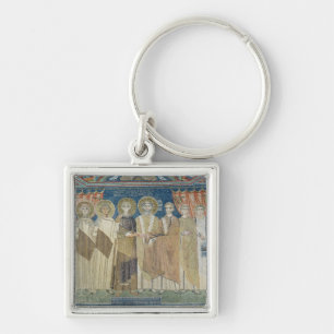 De keizer Constantine IV verleent fiscale immunite Sleutelhanger