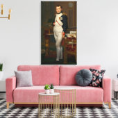 De keizer Napoleon in zijn studie op de Tuileries Canvas Afdruk (Insitu (Woonkamer))