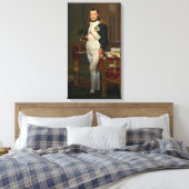 De keizer Napoleon in zijn studie op de Tuileries Canvas Afdruk (Insitu (Slaapkamer))