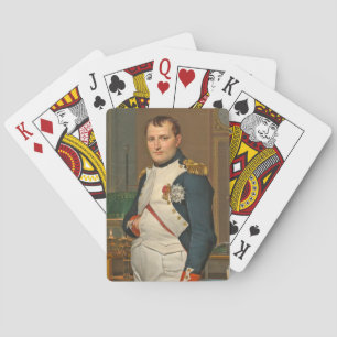 De keizer Napoleon in zijn studie op de Tuileries Pokerkaarten