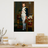 De keizer Napoleon in zijn studie op de Tuileries Poster (Keuken)