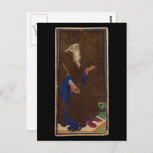De keizer Tarot-kaart Briefkaart (Voorkant / Achterkant)