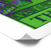 De keizer Tarot Kaart Psychedelic Poster (Hoek)