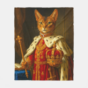 De keizer van een zonnestraal   Napoleon Cat Fleece Deken