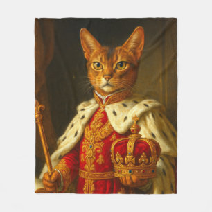 De Keizer van een Zonnestraal   Napoleon Kat Fleece Deken