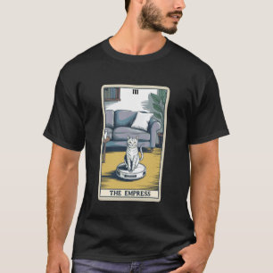 De Keizerin Robot Stofzuiger Kat Grappige Tarot C T-shirt