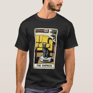 De keizerin robot stofzuiger kat grappige tarot C T-shirt