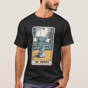 De Keizerin Robot Stofzuiger Kat Grappige Tarot C T-shirt