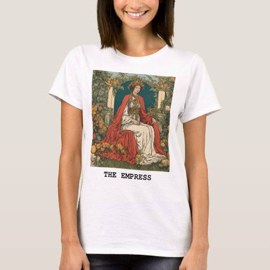 DE KEIZERIN - TAROT KAART T-SHIRT (Voorkant)