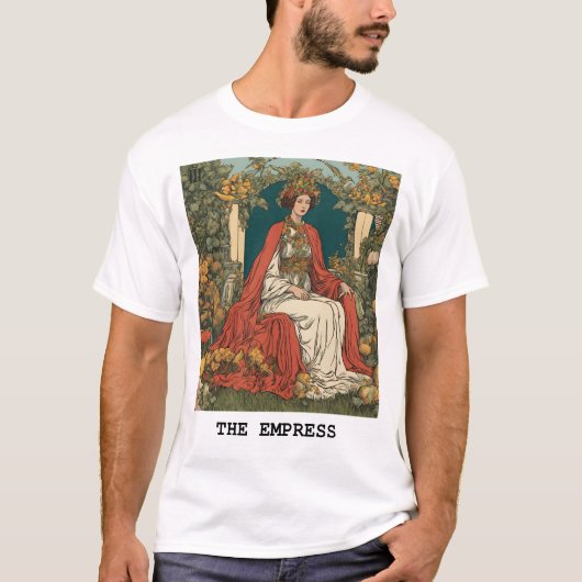 DE KEIZERIN - TAROT KAART T-SHIRT (Voorkant)