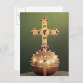 De keizerlijke orb van de Heilige Romeinse keizer Briefkaart (Voorkant / Achterkant)