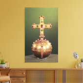 De keizerlijke orb van de Heilige Romeinse keizer Canvas Afdruk (Insitu (Woonkamer))