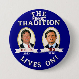 De Kennedytraditie leeft voort Ronde Button 7,6 Cm