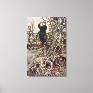 De Kensington Gardens liggen in Londen Canvas Afdruk