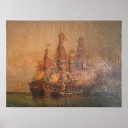 De Kent vs. Surcouf Poster (Voorkant)