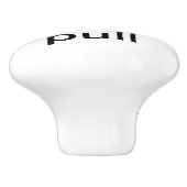 De keramische pull knop (Zijkant)