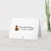 De kerel het is Uw Verjaardag! Kaart (Achterkant)