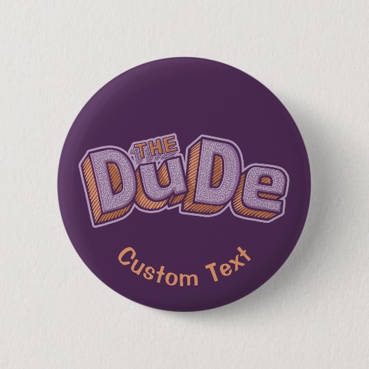 De kerel ronde button 5,7 cm (Voorkant)