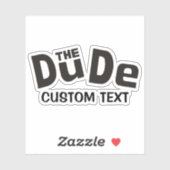 De kerel sticker (Vel)