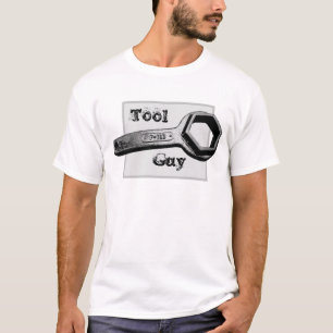 De Kerel van het hulpmiddel met Moersleutel T-shirt