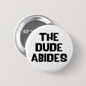 De kerel verbergt ronde button 5,7 cm (Voorkant /achterkant)