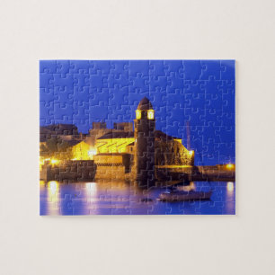 De kerk Eglise Notre Dame des Anges, onze lieve vr Legpuzzel