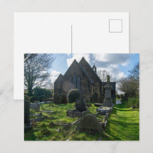 De kerk en begraafplaats van St Luke, Norland Briefkaart