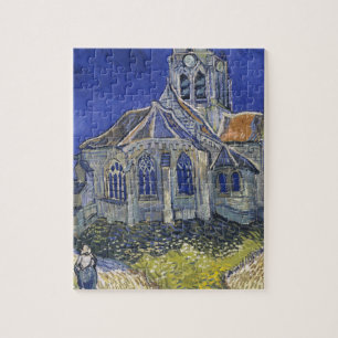 De kerk in Auvers door Vincent van Gogh Legpuzzel