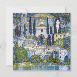 De kerk in Cassone Gustav Klimt POSTER