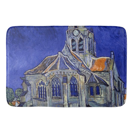 De kerk van Auvers, Van Gogh Badmat (Voorkant)