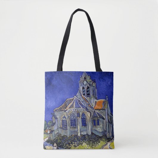 De kerk van Auvers, Van Gogh Draagtas (Voorkant)