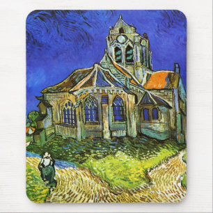 De kerk van Auvers, Van Gogh Muismat