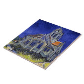 De kerk van Auvers, Van Gogh Tegeltje (Zijkant)