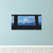 De Kerk van de Goede Herder Canvas Afdruk (Insitu (Houten vloer))