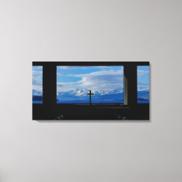 De Kerk van de Goede Herder Canvas Afdruk