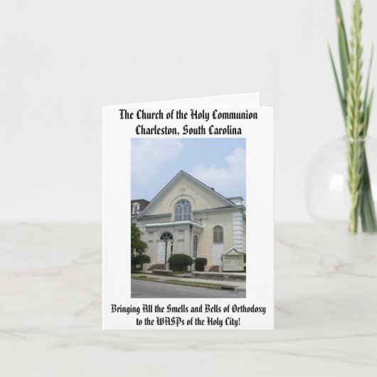 De Kerk van de Heilige Communie Kaart (Voorkant)