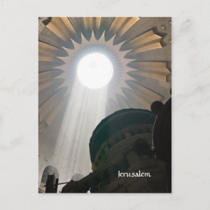 De kerk van de Heilige Sepulcher, Israël Briefkaart